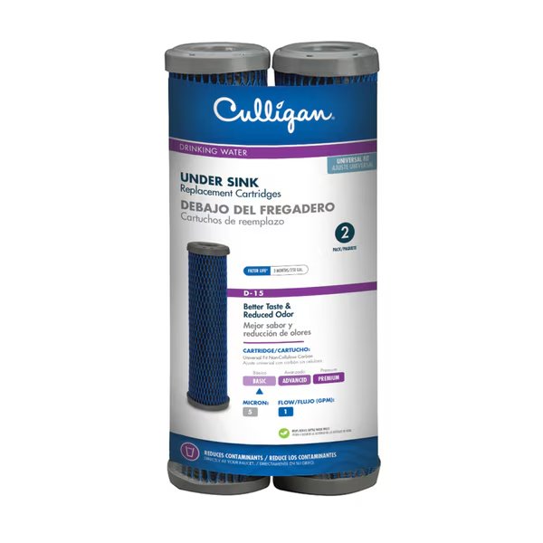 FILTER NON-CELLULOSE 2PK, Culligan, Mfr#: D-15