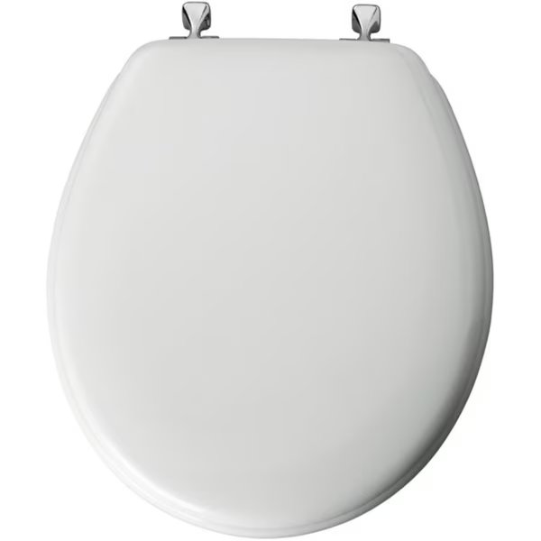 TOILET SEAT ROUND WHITE, Mayfair, Mfr#: 44CP-000