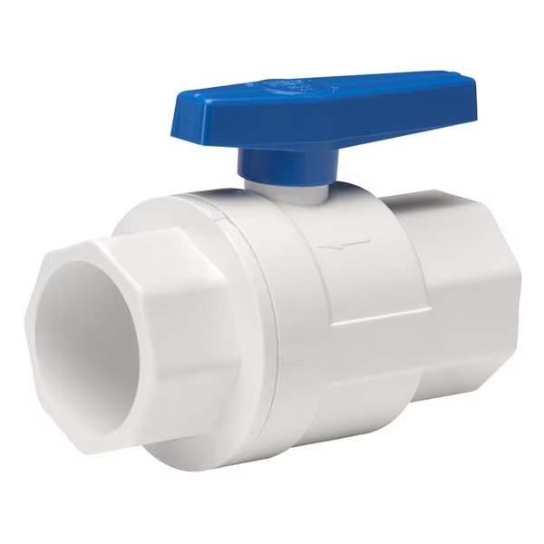 Homewerks 1-1/2 in. PVC Slip Ball Valve Full Port, Kbi, Mfr#: VBVP40LTE7B