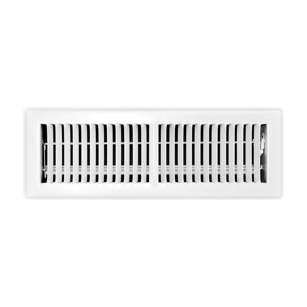 FLOOR REGISTER 14""X4""WHT, True Aire, Mfr#: C150MWT 04X14