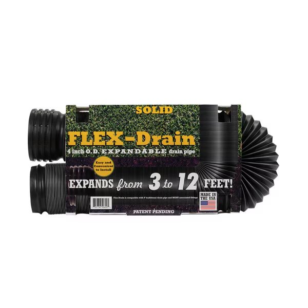 Flex-Drain Solid 12', Flex-Drain, Mfr#: 51710