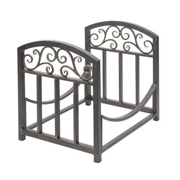 Log Bin W/Scrolls, Panacea, Mfr#: 15919