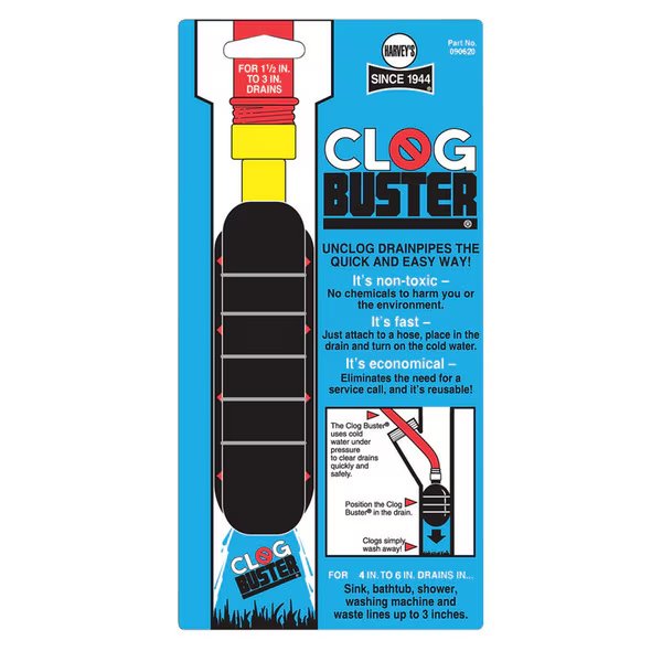 CLOGBUSTER 4"" - 6"", Harvey, Mfr#: 090620