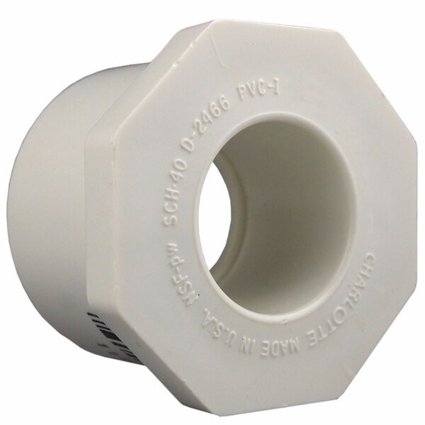 BUSHING 2X1.5"" SXS SCH40, Charlotte Pipe And Foundry, Mfr#: PVC 02107 1400