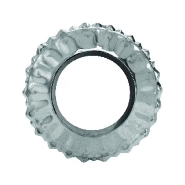 4 in. D 28 Ga. Galvanized Steel Storm Collar, Selkirk, Mfr#: 104810