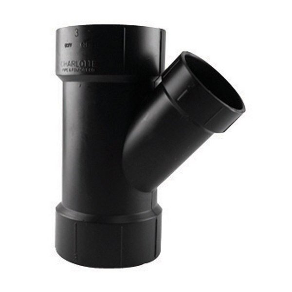 Y 45 Abs Dwv 4X4X3 Hxhxh, Charlotte Pipe And Foundry, Mfr#: ABS006012000