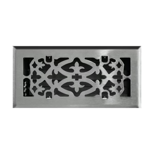 Floor Register 4X10 S.N., Tru Aire, Mfr#: C164-OSN 04X10