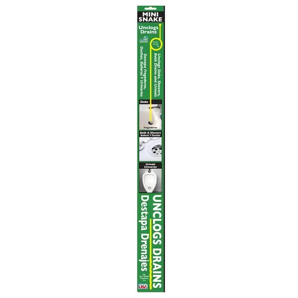 GT Water Products Drain King Drain Unclogger 26 in. L X 1/4 in. D, Safe-T-Seal, Mfr#: DKMS