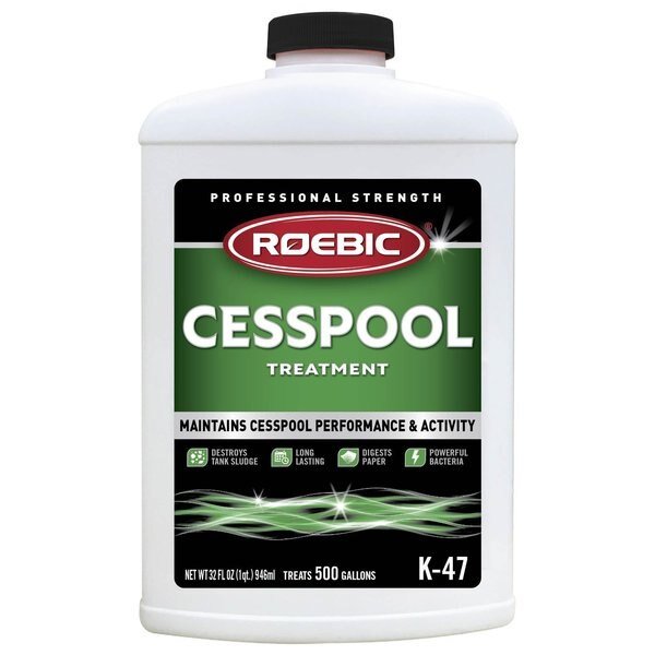 Liquid Cesspool Treatment 32 oz, Roebic, Mfr#: K-47-Q-4