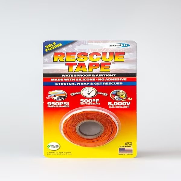 RESCUE TAPE 1"" X 12' ORG, Rescue Tape, Mfr#: RT12012BOR