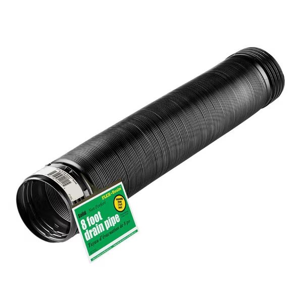 Flex-Drain Solid 8', Flex-Drain, Mfr#: 54021