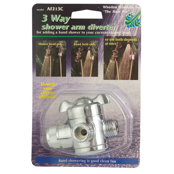 DIVERTER SHOWR ARM  3WAY, Whedon, Mfr#: AF213C