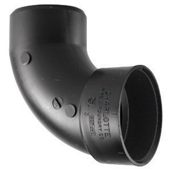 ELBOW 90 ABS DWV2""HXSPIG, Charlotte Pipe And Foundry, Mfr#: ABS003020800