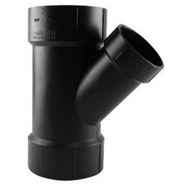 Y 45 ABS DWV 2X1.5""HXHXH, Charlotte Pipe And Foundry, Mfr#: ABS006011000