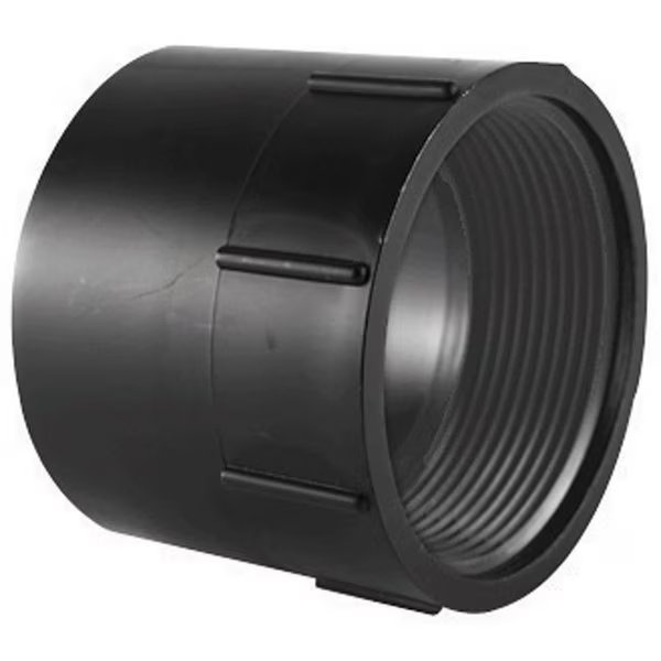ADAPTR ABS DWV 2""HUBXFPT, Charlotte Pipe And Foundry, Mfr#: ABS001010800
