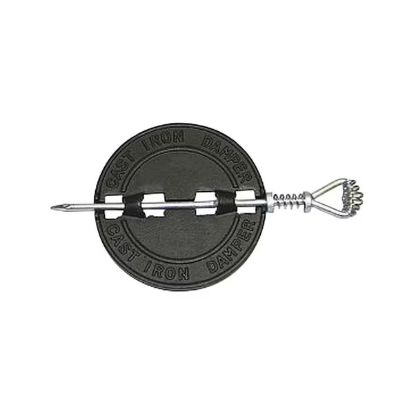 CAST IRON DAMPER 6"", B & K, Mfr#: D-6