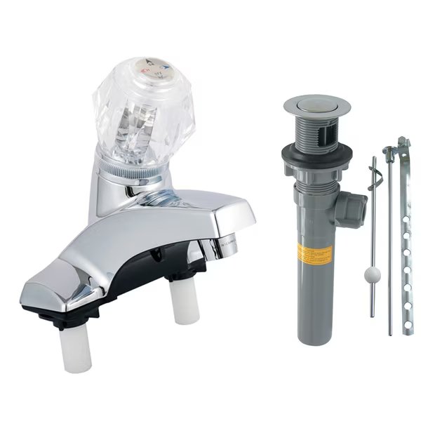 Faucet Lav 1Hpls Ch W/Pu, Home Plus, Mfr#: 4316P-CP
