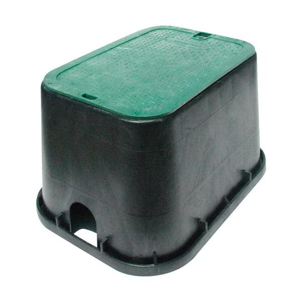 Valve Box W/Cvr 14X19Blk, B & K, Mfr#: 113BC