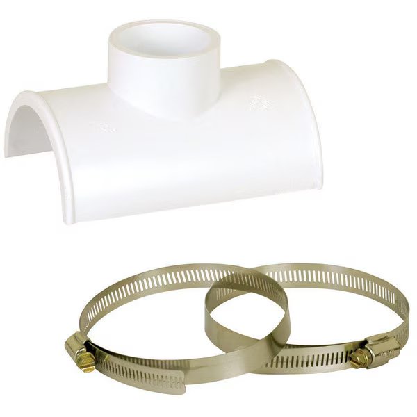SADDLE TEE PVC 3X2"", Sioux Chief, Mfr#: 891-0312P