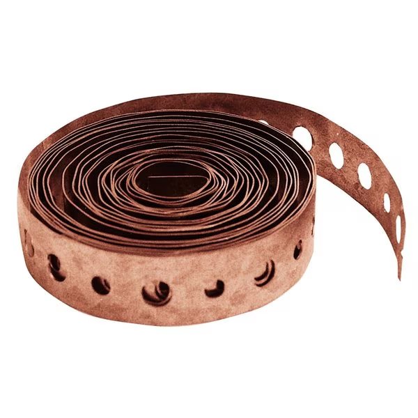 3/4 in. Copper Plated Metal Hanger Strap, Sioux Chief, Mfr#: 524-10CPK2