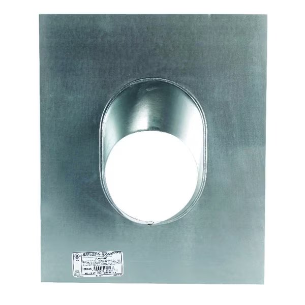 Selkirk 5 in. D Aluminum/Galvanized Steel Adjustable Roof Flashing, Selkirk Metalbestos, Mfr#: 105825