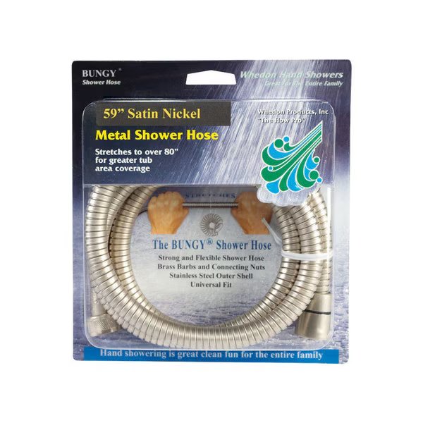 SHOWER HOSE STN NKL 59"", Whedon, Mfr#: AF205C-N