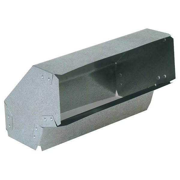 3-1/4 in. D X 3-1/4 in. D 90 deg Galvanized Steel Wall Stack Elbow, Imperial Mfg, Mfr#: GV0060-C