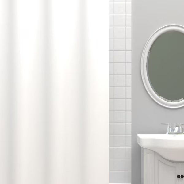 Shower Lnr Wht Hvy Duty, Zenna Home, Mfr#: PE71129W