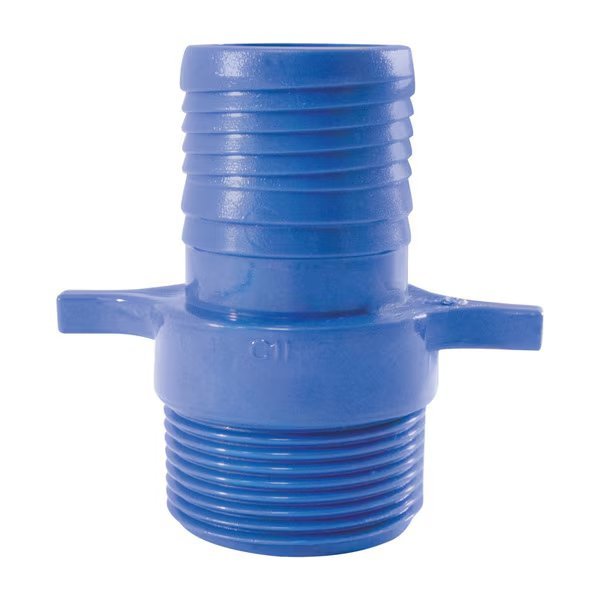 IRRIGATION ADPTR 1-1/4""M, Blue Twister, Mfr#: ABTMA114