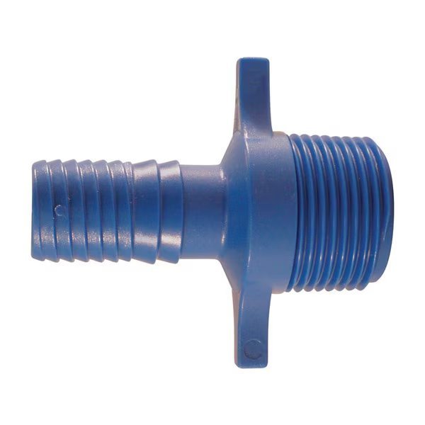 IRRIGATION ADPTR 3/4""M, Blue Twister, Mfr#: ABTMA34