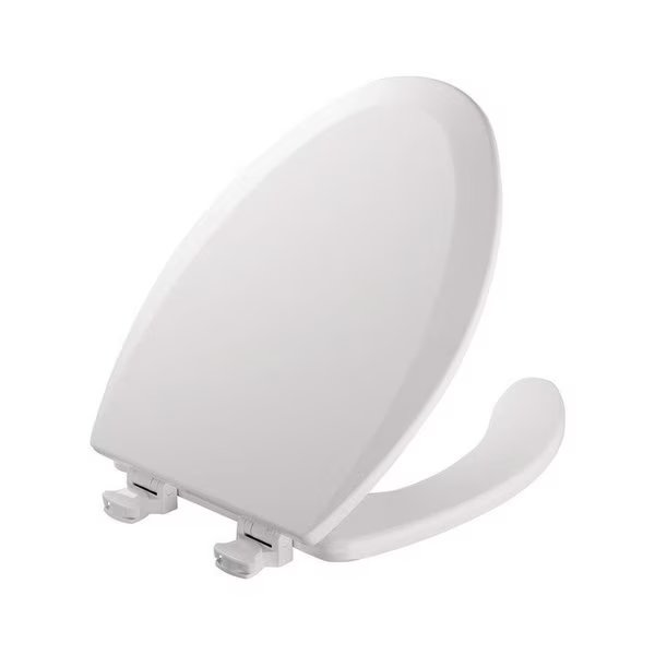 Toilet Seat Elng Wood Wh, Mayfair, Mfr#: 1440EC-000