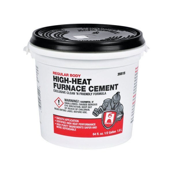 Furnace Cement Hh 1/2Gal, Hercules, Mfr#: 35515