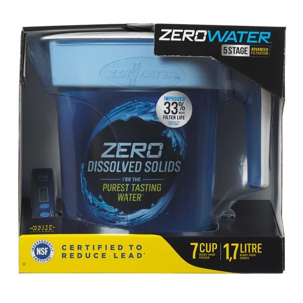 Wtr Filter Pitcher 7Cup, Zerowater, Mfr#: ZP-007RP