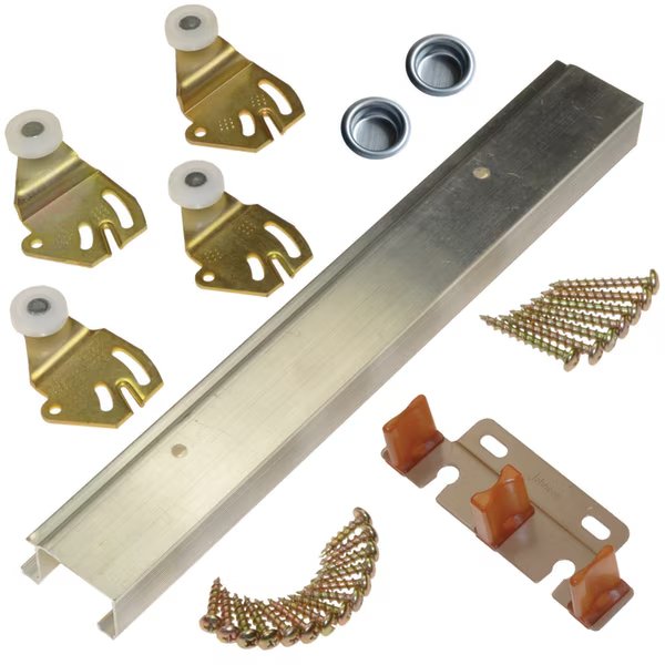 Bypass Door Hardware Set, Johnson Hardware, Mfr#: 2200482D