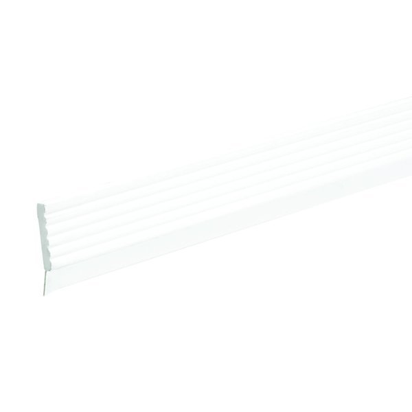 White Vinyl Seal For Garage Doors 7 ft. L X 3 in., Frost King, Mfr#: GR7