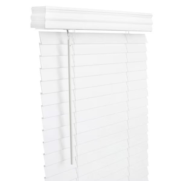 FAUXWD 2"" WHT BLND 23X60, Living Accents, Mfr#: FAX2360WH