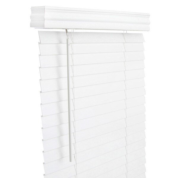 FAUXWD 2"" WHT BLND 35X60, Living Accents, Mfr#: FAX3560WH