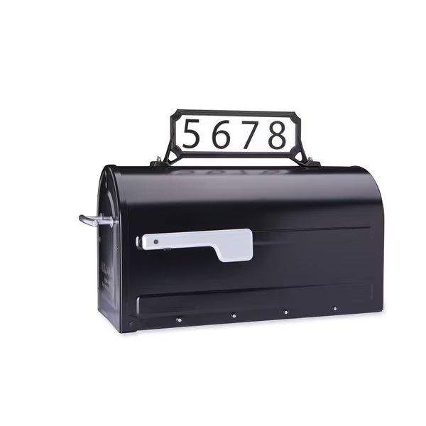 Manhatn Address Plaq Blk, Architectural Mailboxes, Mfr#: 3460B-10