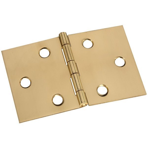 Hardware Polished Brass Hinge 2 in. 3-/16 in., National, Mfr#: N211-888