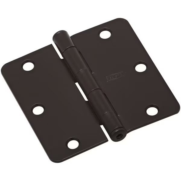 Hardware 3-1/2 in. L Oil Rubbed Bronze Door Hinge , 3PK, National, Mfr#: N830-324