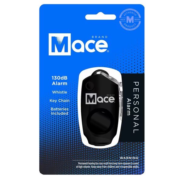 Mace Black Plastic Personal Security Alarm, Mace Security International, Mfr#: 80738