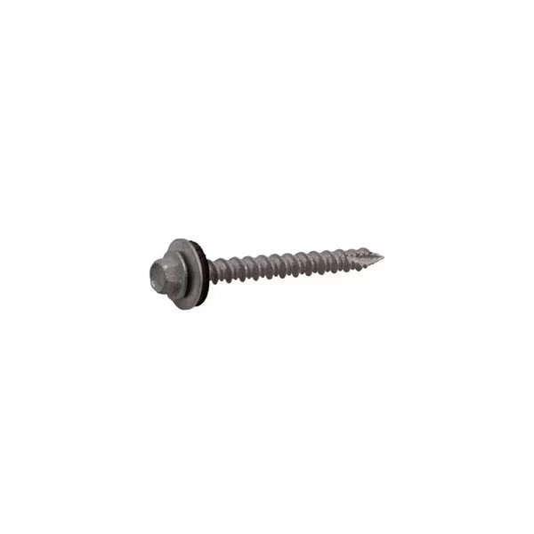 Drywall Screw, #10 x 1-1/2 in, Flange Hex Head Hex Drive, Grip-Rite, Mfr#: 112W1
