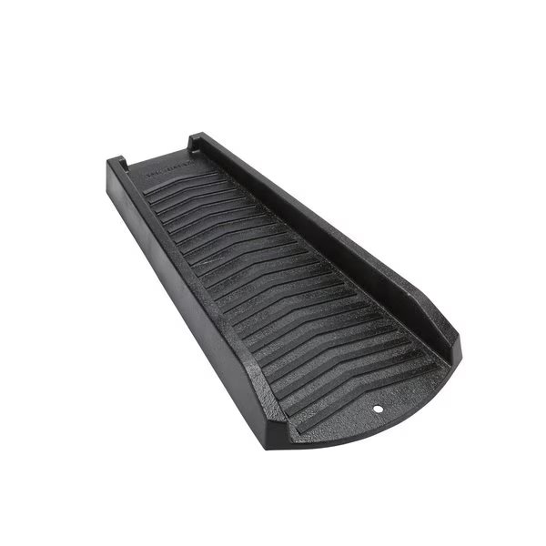 2 in. H X 11 in. W X 24 in. L Black Vinyl Splash Block, Amerimax Home Products, Mfr#: 3015--12