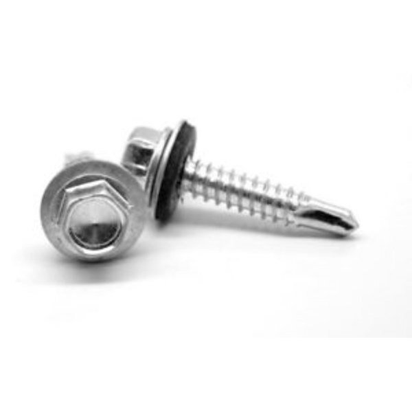 #12-14 Hex Head Cap Screw, Zinc Plated Steel, 1-1/4 in L, Basf, Mfr#: NHDW121141