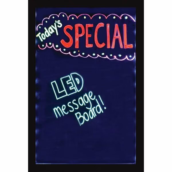 Plastic Indoor and Outdoor LED Message Board, 2PK, Hillman, Mfr#: 90000