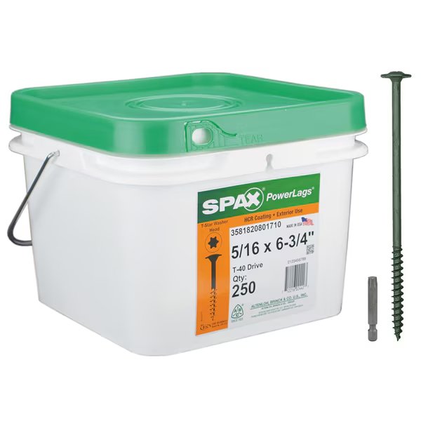 EXT SRW T-40 5/16X6-3/4"", Spax, Mfr#: 3581820801710