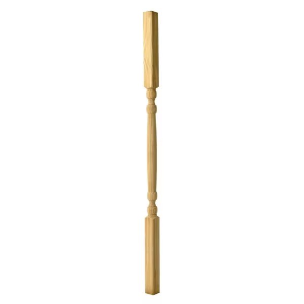 2 in. X 2 in. W X 3 ft. L Southern Yellow Pine Deck Spindle #2/BTR Grade, Prowood, Mfr#: 106033