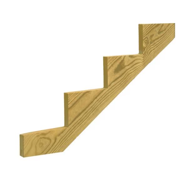 1.5 in. X 11.25 in. W X 4 ft. L Southern Yellow Pine Stair Stringer #2/BTR Grade, Prowood, Mfr#: 279713