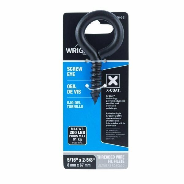 SCREW EYE BK 5/16X2-5/8in., Wright, Mfr#: 02-3468-301
