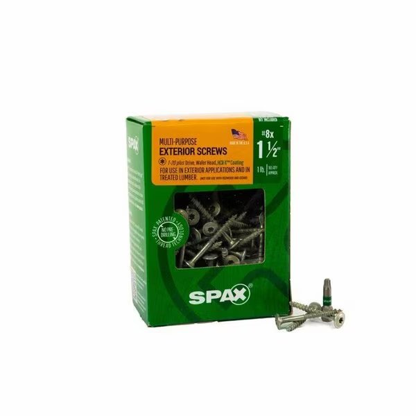 CONSTR SCREW #8X1-1/2in., Spax, Mfr#: 4281670400404